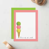 Tennis Mitteilungskarte (Vorderseite/Rückseite Beispiel)