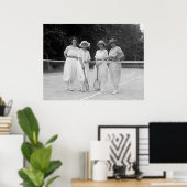 Tennis-Mode der 1920er Poster (Heimbüro)