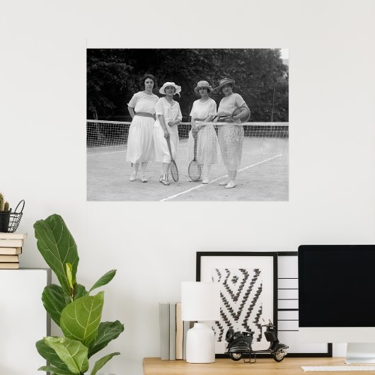 Tennis-Mode der 1920er Poster (Heimbüro)