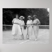 Tennis-Mode der 1920er Poster (Vorne)