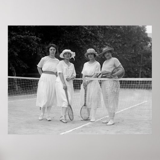 Tennis-Mode der 1920er Poster (Vorne)