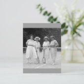 Tennis-Mode der 1920er Postkarte (Stehend Vorderseite)