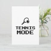 TENNIS-MODUS FEIERTAGSKARTE (Stehend Vorderseite)