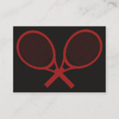 Tennis - mollig visitenkarte (Rückseite)
