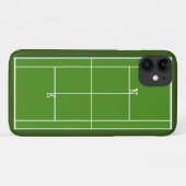 Tennis Monogram Case-Mate iPhone Hülle (Rückseite (Horizontal))