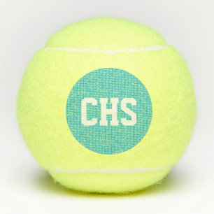 Tennis Monogram INITIALS Sportnetz Liebe Game Tennisbälle