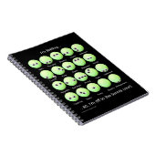 Tennis Moods Poster Notizblock (Rechte Seite)