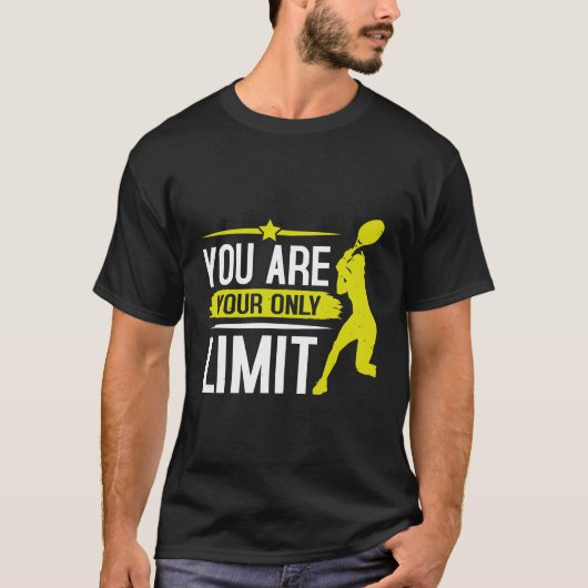 Tennis Motivation Shirt (Vorderseite)