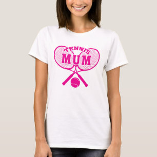 Tennis Mum Crossed Tennis Rackets Tennis T - Shirt