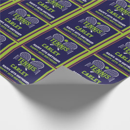 Tennis Name Age Sentiment Geburtstag Geschenkpapier