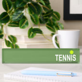 Tennis Namensplakette