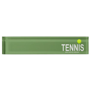 Tennis Namensplakette