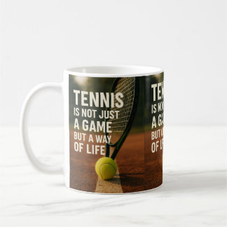 Tennis, nicht nur ein Spiel Kaffeetasse