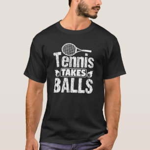 Tennis nimmt Balls Tennis Player T-Shirt