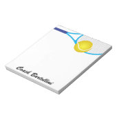 Tennis-Notenkarte - SRF Notizblock (Rotiert)