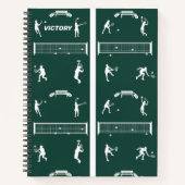 Tennis Notizblock (Vorderseite)