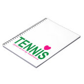 Tennis Notizblock (Linke Seite)