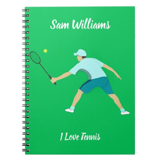 Tennis Notizblock (Vorderseite)