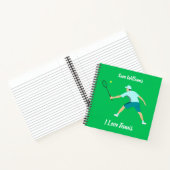 Tennis Notizblock (Innenseite)