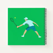 Tennis Notizblock (Rückseite)