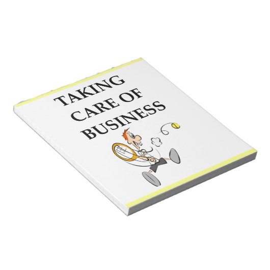 Tennis Notizblock (angewinkelt)