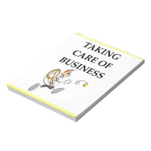 Tennis Notizblock (Rotiert)