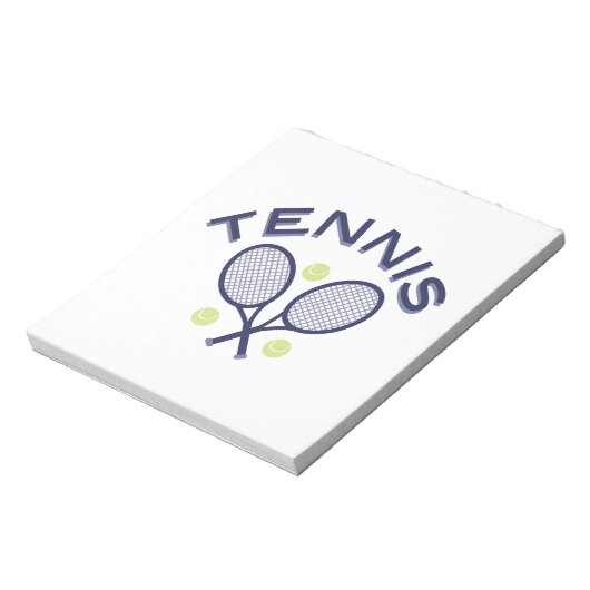 Tennis Notizblock (Rotiert)