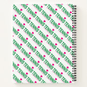 Tennis Notizbuch (Rückseite)