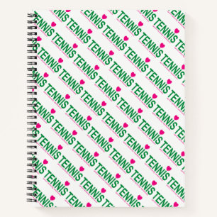 Tennis Notizbuch