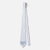 Tennis oder Racquetball auf Blue Karo Necktie Krawatte (Vorderseite)
