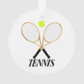 Tennis Ornament (Rückseite)