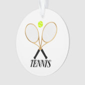 Tennis Ornament (Vorderseite)
