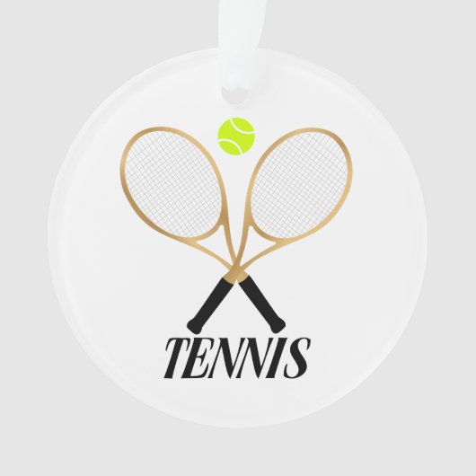 Tennis Ornament (Vorderseite)
