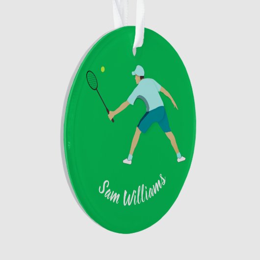 Tennis Ornament (Vorderseite)