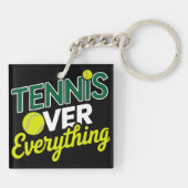 Tennis Over Everything Schlüsselanhänger (Rückseite)