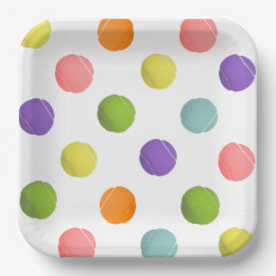 Tennis-Papierteller Pappteller