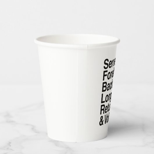 TENNIS PAPPBECHER (Rechts)