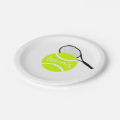 Tennis Pappteller (Schrägansicht)