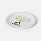 Tennis Pappteller (Schrägansicht)
