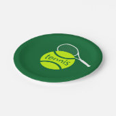 Tennis Pappteller (Schrägansicht)