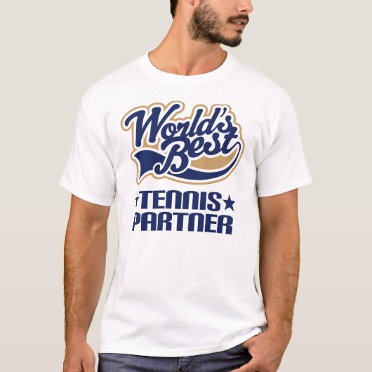 Tennis-Partner-Geschenk T-Shirt (Vorderseite)