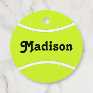 Tennis Party Benutzerdefinierter Spielername oder Geschenkanhänger