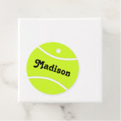Tennis Party Benutzerdefinierter Spielername oder Geschenkanhänger (Beispiel)