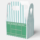 Tennis-Party Geschenkschachtel (Geöffnet)