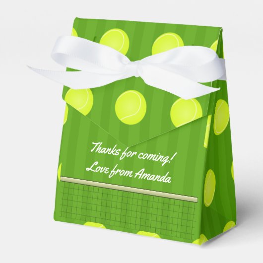 Tennis Party Guest Geschenkschachtel (Vorderseite)