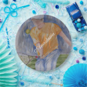 TENNIS PARTY MONOGRAM PAPPTELLER (Party)