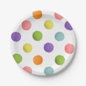 Tennis-Party Pappteller (Vorderseite)