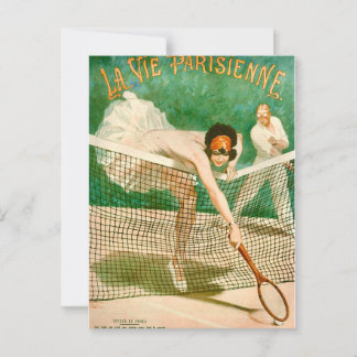 Tennis Party Postkarte