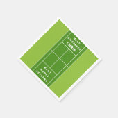 Tennis-Party Serviette (Ecke)