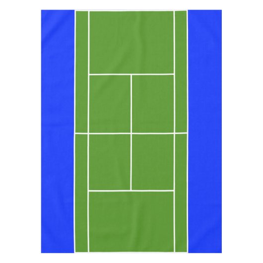 Tennis-Party Tischdecke (Vorderseite)